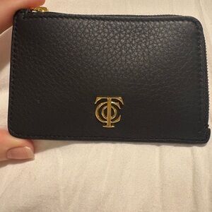 Black Leather Card Holder